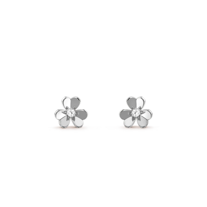 [Elowen Jewels]FRIVOLE MINI SILVER FLOWER EARRINGS