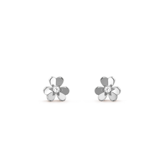 [Elowen Jewels]FRIVOLE MINI SILVER FLOWER EARRINGS