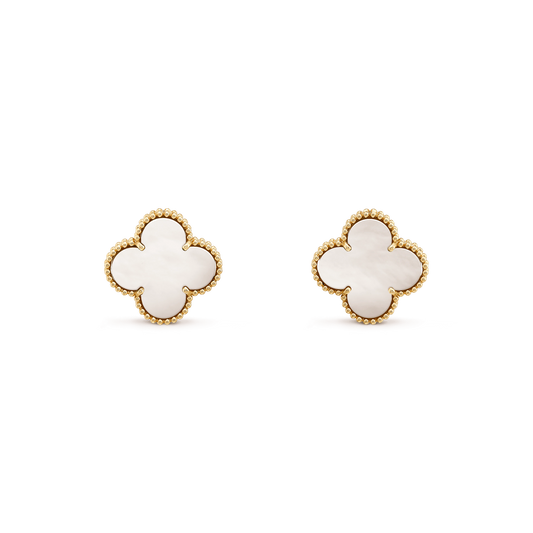[Elowen Jewels]CLOVER MINI GOLD EARRINGS