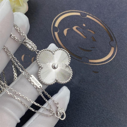 [Elowen Jewels]CLOVER 25MM SILVER BIG CLOVER NECKLACE