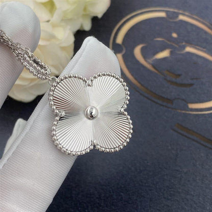 [Elowen Jewels]CLOVER 25MM SILVER BIG CLOVER NECKLACE