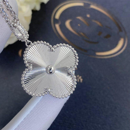 [Elowen Jewels]CLOVER 25MM SILVER BIG CLOVER NECKLACE