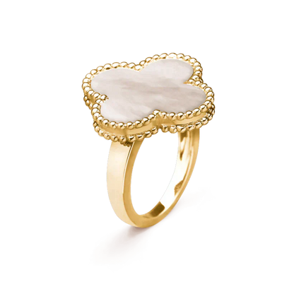 [Elowen Jewels]CLOVER WHITE MOP RING