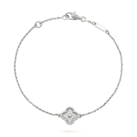 [Elowen Jewel]CLOVER  SINGLE FLOWER BRACELET SILVER