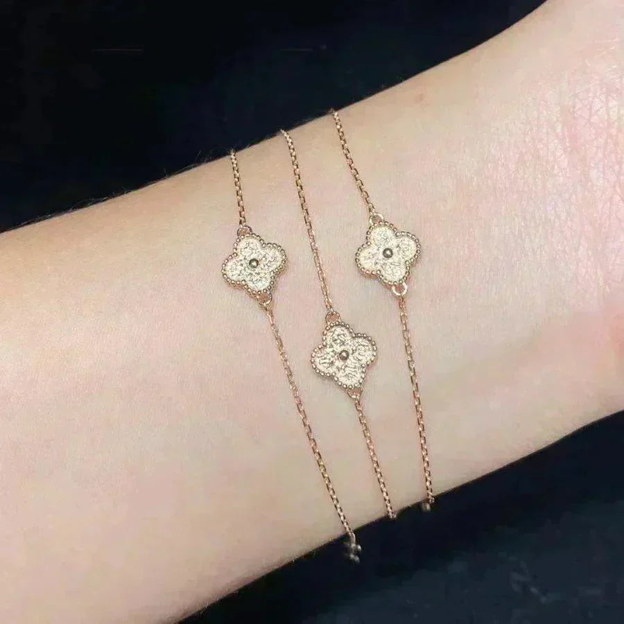 [Elowen Jewels]CLOVER SINGLE FLOWER BRACELET