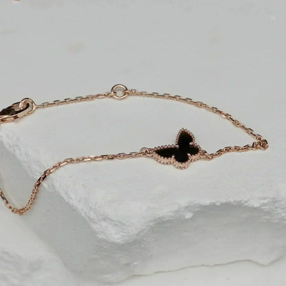 [Elowen Jewels]BUTTERFLY ONYX  BUTTERFLY BRACELET