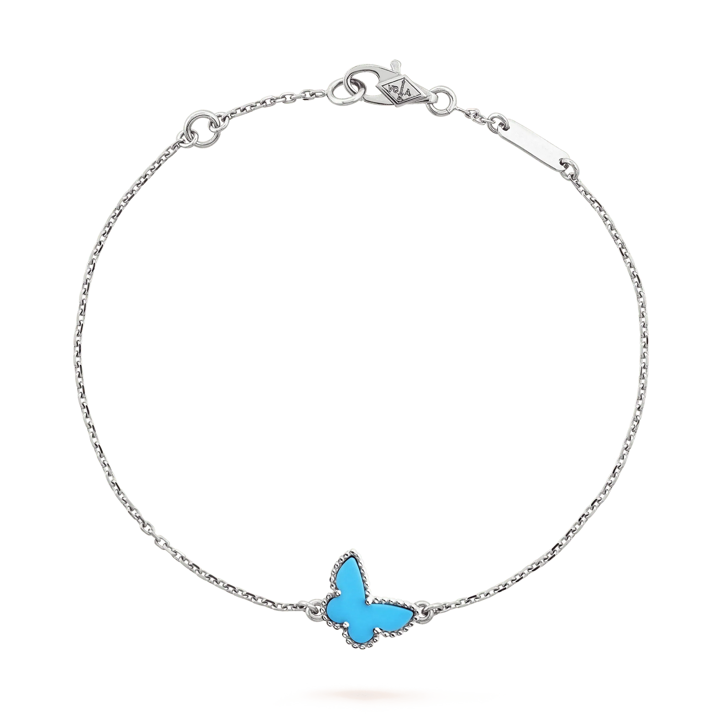[Elowen Jewels]BUTTERFLY TURQUOISE BUTTERFLY BRACELET SILVER