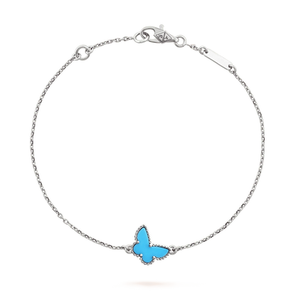 [Elowen Jewels]BUTTERFLY TURQUOISE BUTTERFLY BRACELET SILVER