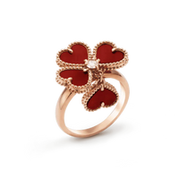 [Elowen Jewel]SWEET CLOVER CARNELIAN RING
