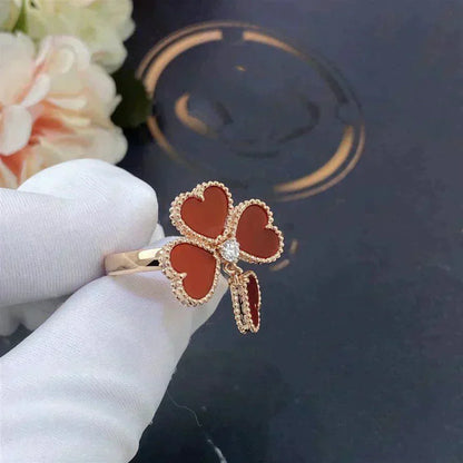 [Elowen Jewels]SWEET CLOVER CARNELIAN RING
