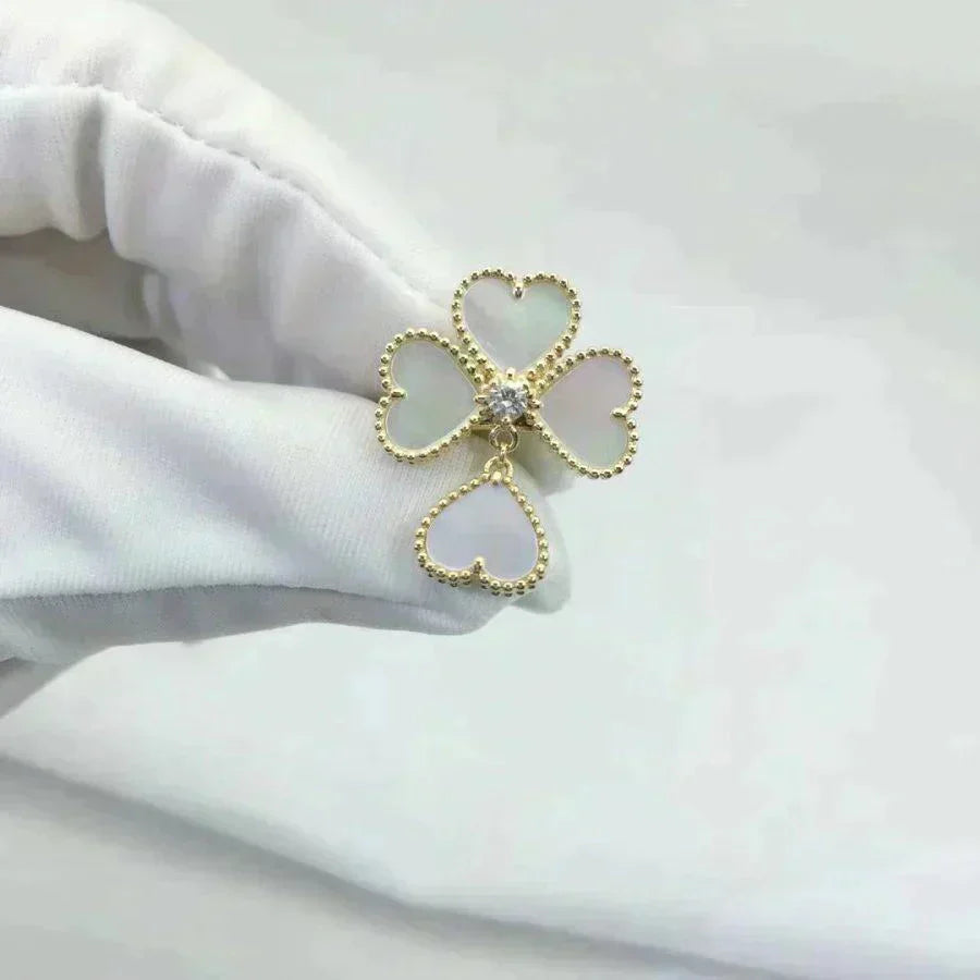 [Elowen Jewels]SWEET CLOVER WHITE MOP RING