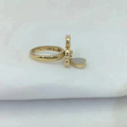 [Elowen Jewels]SWEET CLOVER WHITE MOP RING