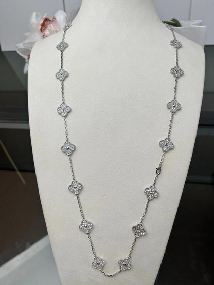 [Elowen Jewels]CLOVER 20 MOTIFS DIAMOND SILVER