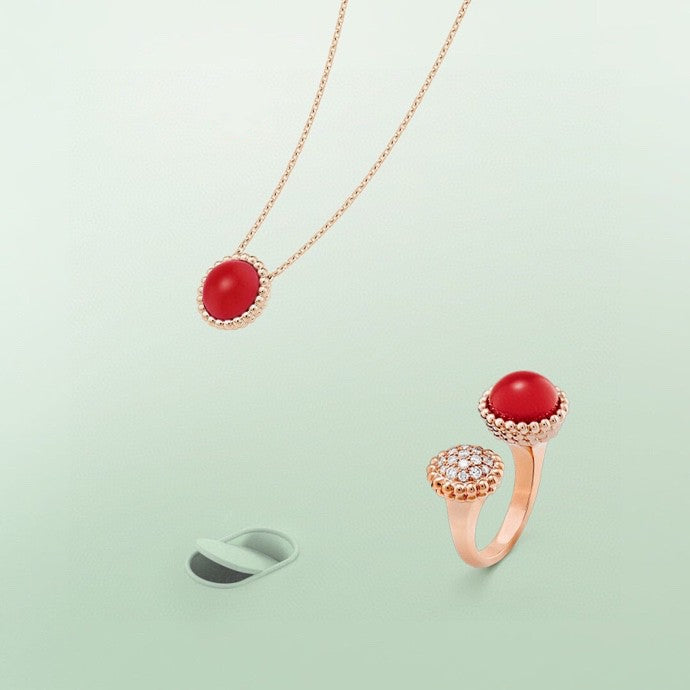 [Elowen Jewels]PERLEE COULEURS DIAMOND ROSE GOLD BETWEEN THE FINGER RING