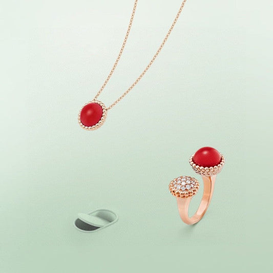 [Elowen Jewels]PERLEE COULEURS DIAMOND ROSE GOLD BETWEEN THE FINGER RING