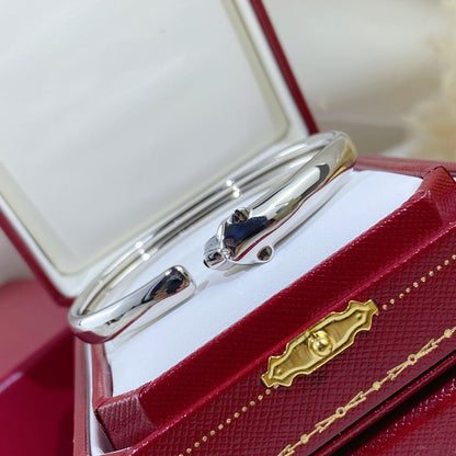 [Elowen Jewels]PANTHERE SILVER OPEN BRACELET