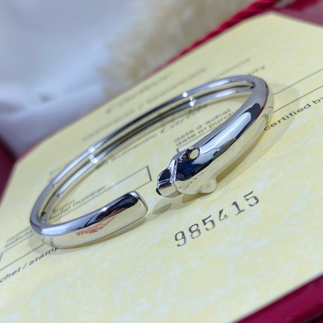 [Elowen Jewels]PANTHERE SILVER OPEN BRACELET