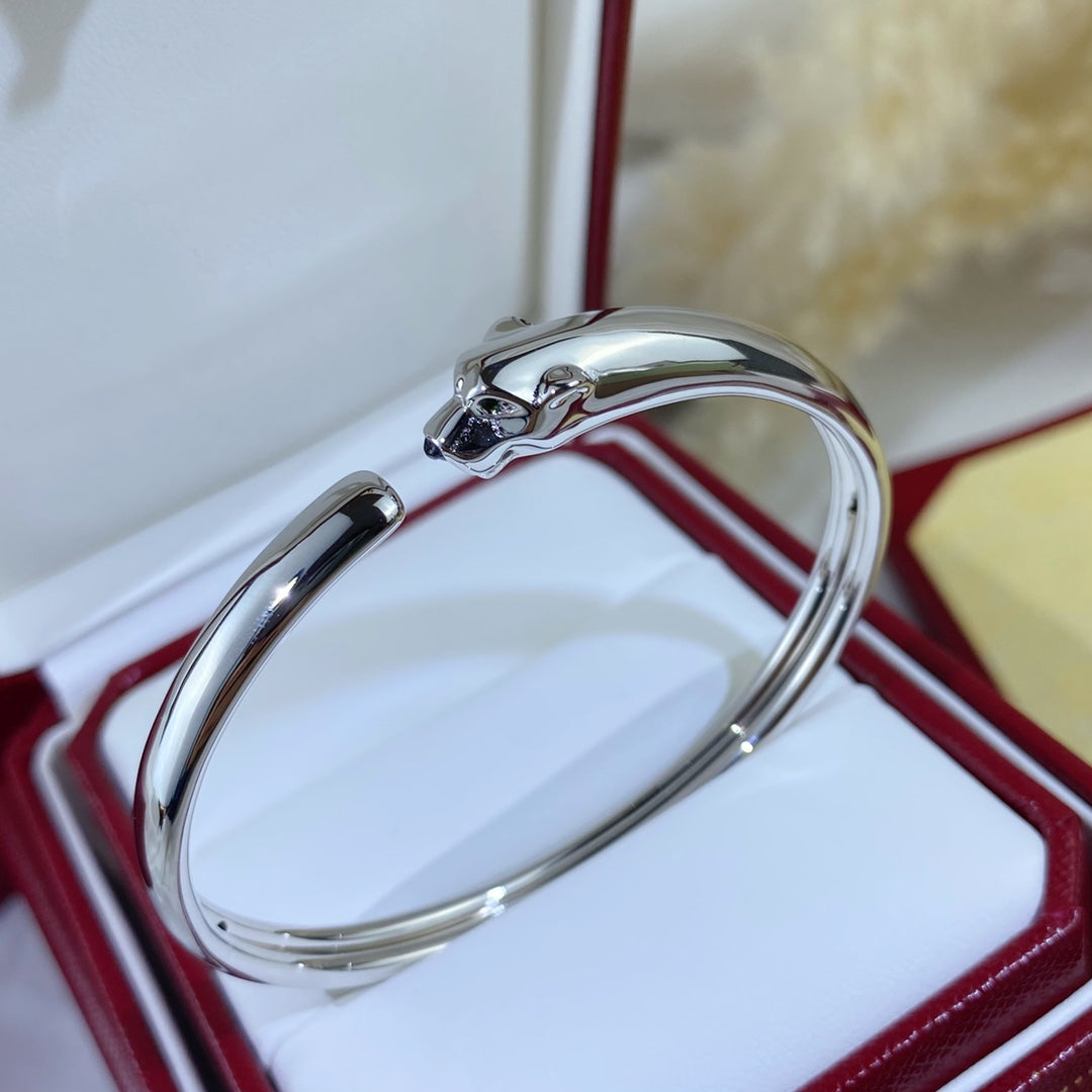 [Elowen Jewels]PANTHERE SILVER OPEN BRACELET