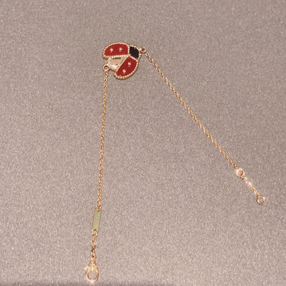[Elowen Jewels]LUCKY SPRING 1 MOTIF PINK GOLD BRACELET