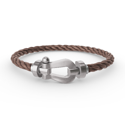 [Elowen Jewels]FORCE LARGE HORSESHOE NO DIAMOND BRACELET SILVER