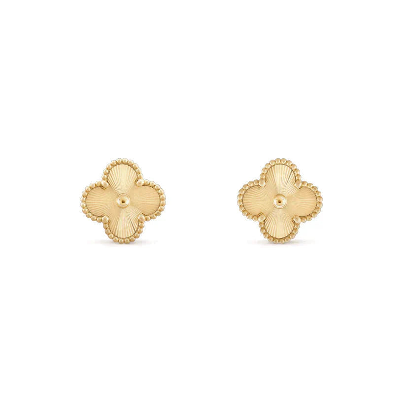 [Elowen Jewels]CLOVER MEDIUM 1 MOTIFS LASER EARRINGS