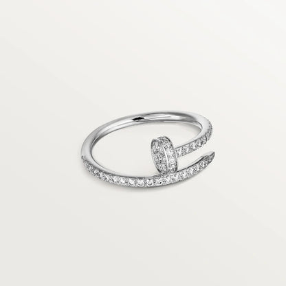 [Elowen Jewels]JUSTE RING 1.8MM SILVER DIAMONDS