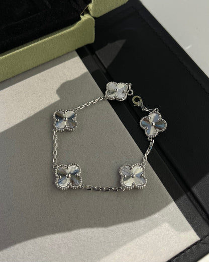 [Elowen Jewels] CLOVER 5 MOTIF LASER BRACELET COLLECTION